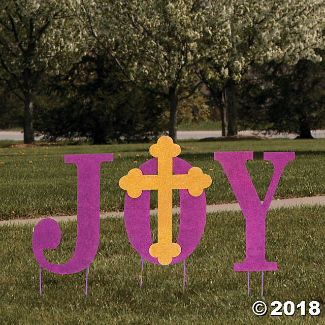 Easter Joy Yard Stakes