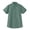 Green, variant on Purcolt Mens Button Down Shirts Dressy Casual Short Sleeve Dress Shirt Summer Big and Tall Loose Fit Beach Tops with Pocket, S-4XL