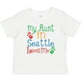 thumbnail image 3 of Inktastic My Aunt in Seattle Loves Me Boys or Girls Baby T-Shirt, 3 of 5