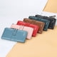 thumbnail image 3 of Cartera con hebilla larga para mujer, multifunción, moderna, para teléfono móvil, monedero con cremallera, 3 of 4