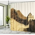 thumbnail image 5 of Ambesonne China Shower Curtain, Stones Mountain, 69"Wx75"L, Sepia, 5 of 5