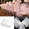 thumbnail image 3 of 25Pcs Chair Bows Ties Chair Sashes, 7.1x108.3in Eco-friendly for Wedding Banquet ANGGREK Otros, 3 of 8