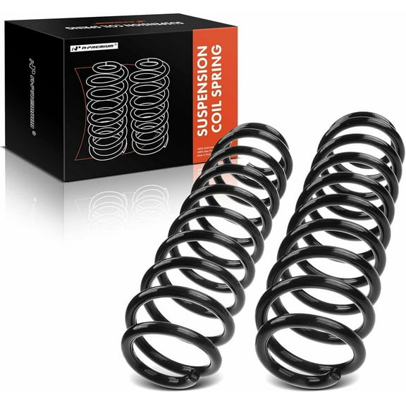 A-Premium 2Pcs Rear Suspension Coil Spring Set Compatible with Ford Mustang 2005-2010 4.0L 4.6L, Driver and Passenger Side, Replace# 5R3Z5560AA, 5R3Z5560BA
