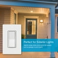 thumbnail image 6 of Lutron Claro Smart Switch with Wallplate for Caséta Smart Lighting, for on/off Control, White, 6 of 14