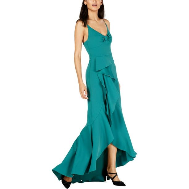Confinar triple Soberano Adrianna Papell Womens Ruffled Cascade Formal Dress - Walmart.com