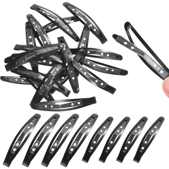 GAXIRE 20 Pack Metal Snap Hair Barrettes for Girls and Women, Easy to Clip, Hair Clips for Everyday Use