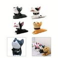thumbnail image 6 of Lierteer Adorable Plastic Door Stopper DoorStop with Cartoon Animal Design Anticollision Gray dog, 6 of 6