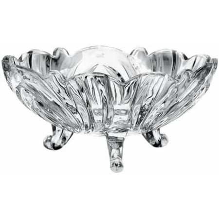 Tripod Glass Fruit Plate Trifle Bowl Glass Food Decor Crystal Candy Dish Pasta Bowl Food Bowls Prep Bowl Transparent Salad Tray Transparent Serving Plate Fruit Tray for Home