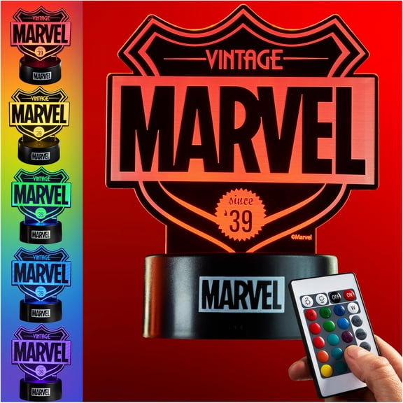 Marvel LED Table Light with Remote Control