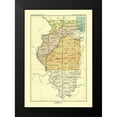 thumbnail image 2 of Hoen 18x24 Black Modern Framed Museum Art Print Titled - Illinois - Hoen 1896, 2 of 5