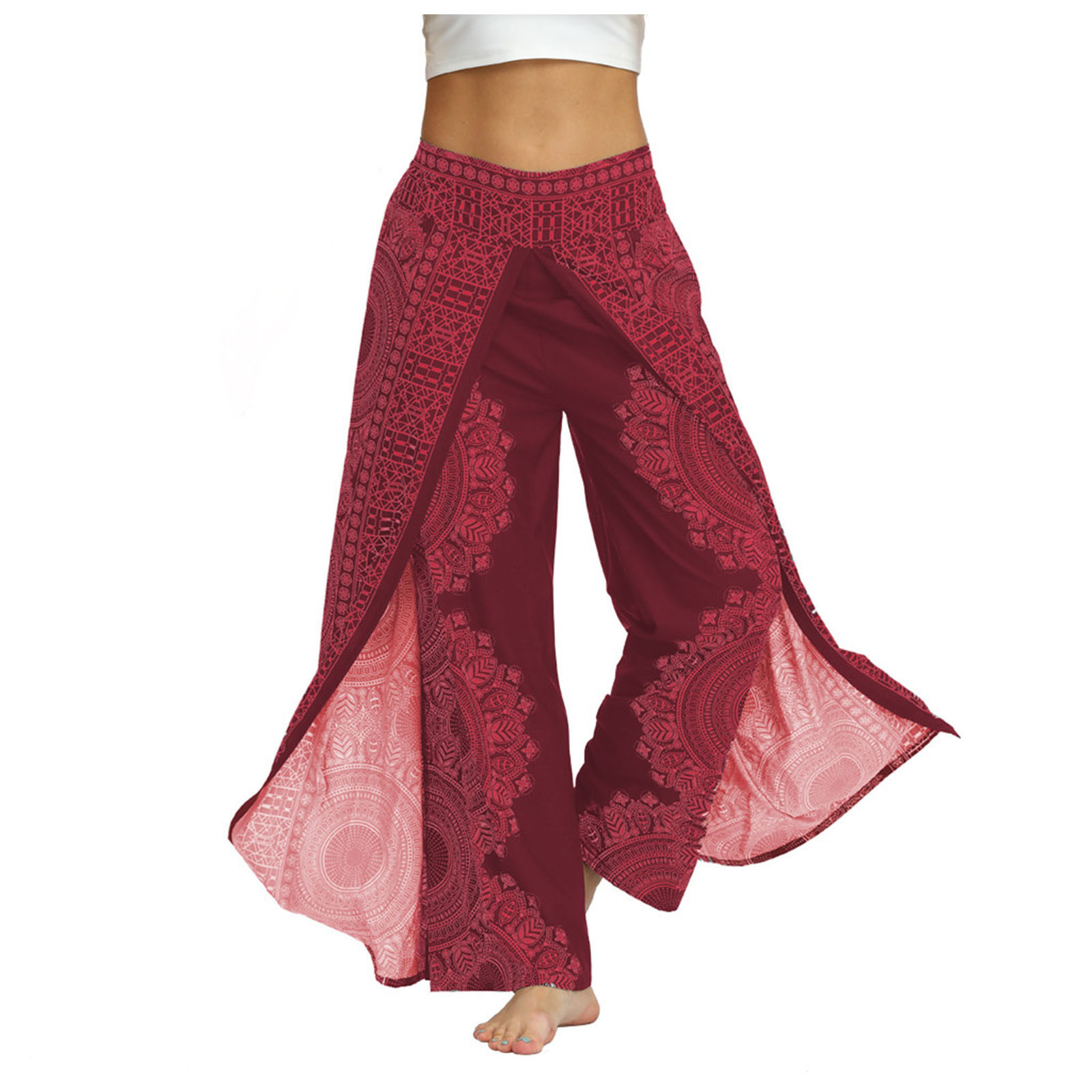 Women's Thai Harem Pants Bohemian Workout Yoga Pants Indian Loose