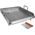 thumbnail image 1 of Plancha Plate en Acier Inoxydable 18"x16 Pouces Pouces pour Cuisson avec Cuisinière Extérieure Ou Restauration, 1 of 7