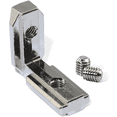 thumbnail image 2 of 200Pcs T Slot L-Forme Intérieur Coin Connecteur Joint Support pour Profil d'Extrusion en Aluminium 2020 Série Fente 6mm, 2 of 4