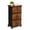 Brown/16.73 x 11.81 x 30.08 inch, variant on Alvantor Fabric Dresser 3 Drawer Storage Chest, Rolling Storage Tower, Vertical Storage Unit for Bedroom, Closet, Office