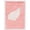 Pink, variant on Texas Quail Blue Check Garden Flag