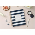 thumbnail image 2 of 2025 Day Designer Daily/Monthly Planning Calendar, 8" x 10", Rugby Stripe Navy, January 2025 To December 2025, 2 of 10