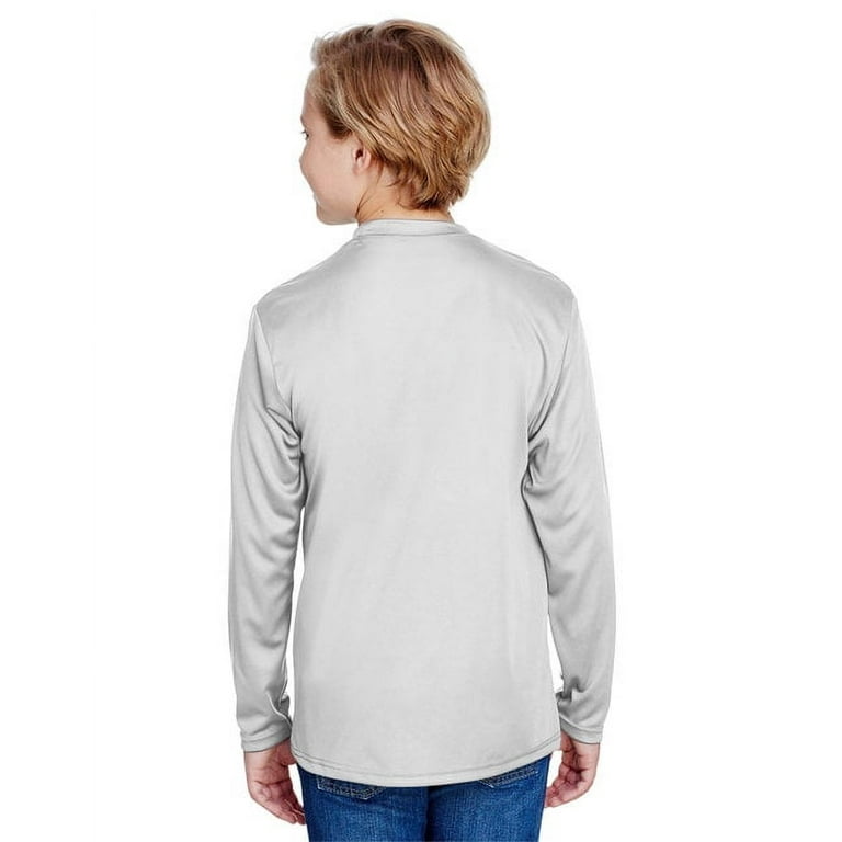 A4 Youth Long Sleeve Cooling Performance Crew Nb3165