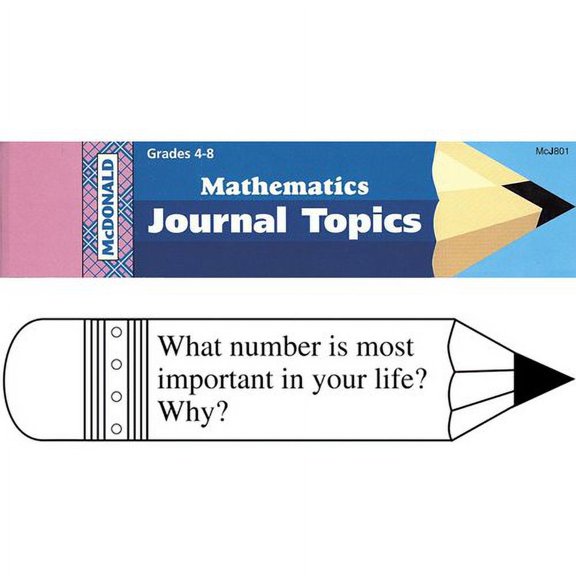 MC-J801 - Journal Booklet Mathematics Gr 4-8 by McDonald Publishing