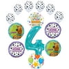 Scooby Doo 4th Birthday Party Supplies Balloon Bouquet Decorations