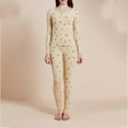 thumbnail image 2 of Womens Long Underwear, Stylish Thermal Set with Printed Sleeves, 2 of 4