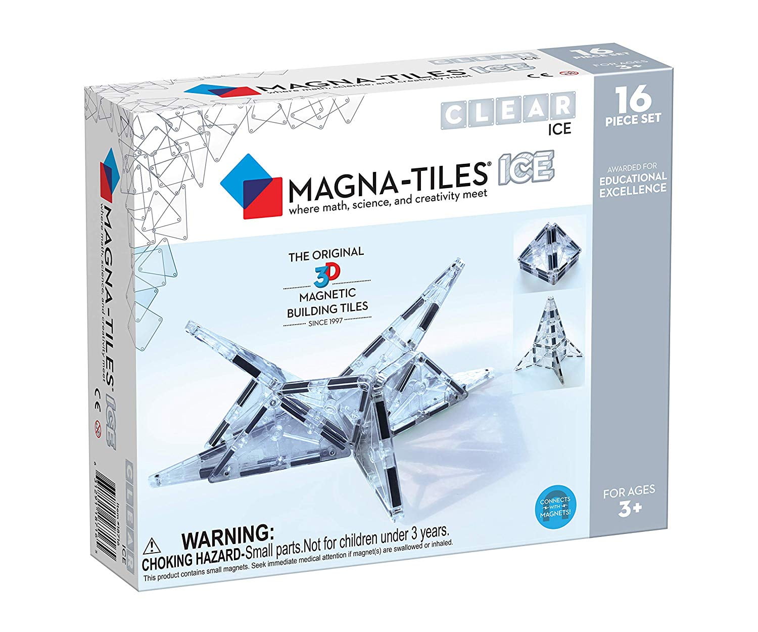 Magna Tiles Ice Set, The Original, Award-Winning Magnetic Building Tiles, Creativity