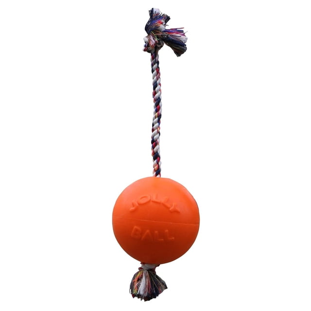 Juguete de Cuerda y Bola Jolly Pets Naranja 20,32 cm para Perro