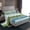 Blue Green, variant on Homewish Retro Cottage King Sheet Set, 4Pcs Lake House Rustic Vintage Cabin Microfiber Bedding
