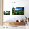 thumbnail image 4 of Elephant Stock Hana Black Sand Beach Wall Art - Horizontal Canvas Wall Art - Living Room Wall Decor - Beach Canvas - Blue And Green Decor - 12" x 8", 4 of 8