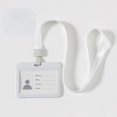 thumbnail image 3 of Double-Sided Transparent Employee Work Card Holder Employee Plastic ID Card, 3 of 9