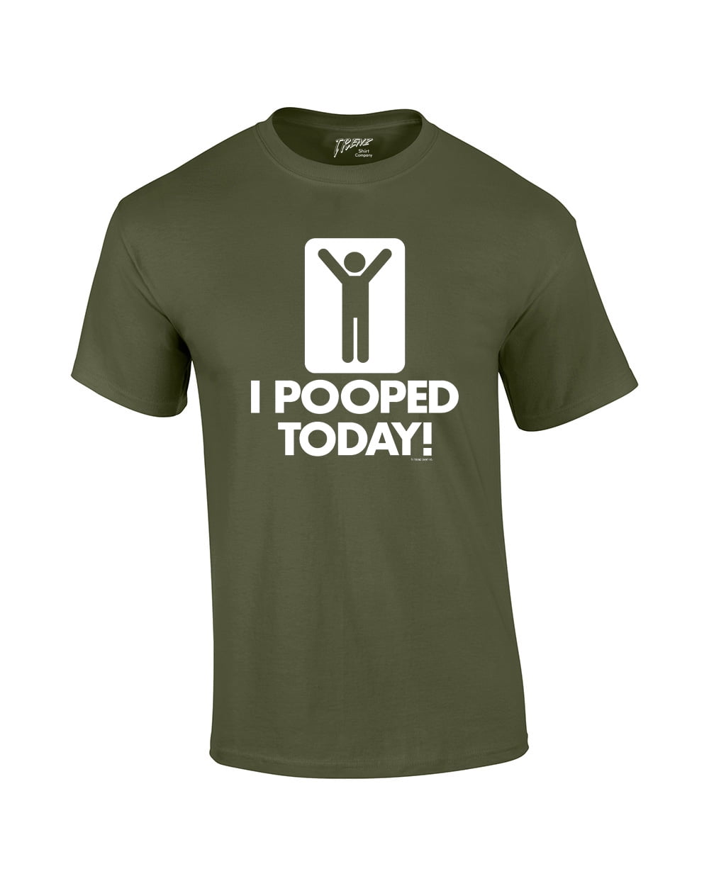 I Pooped Today T-shirt Funny Humorous Comic Stick Figure Sign Happy ! Short - Picture 90 of 126