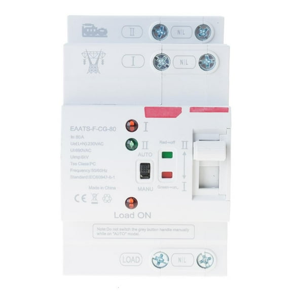 2P 110V/220V Double Power Automatic Transfer Switches PC Type Switches Uninterrupted Power Electrical Selector Switches