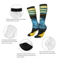 thumbnail image 3 of Honeii Stylish Yellow Dog Print Long Socks,Novelty Design Socks Gift for Men and Women,Crew Socks,Calf Socks, 3 of 6