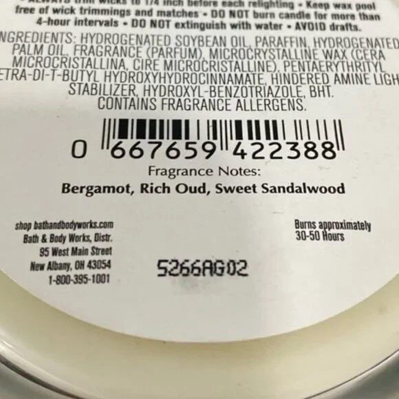 Bath & Body Works MAHOGANY TEAKWOOD Body Wash 10 fl oz