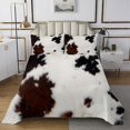 thumbnail image 1 of Erosebridal Rustic Cow Print Coverlet Set Queen, Animal Bedding Set, Farmhouse Decor, 3 Pieces, 1 of 5