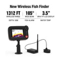 thumbnail image 2 of Portable Fish Finder for Boats, 1312 ft Depth, Fishing Tool, 2 of 5