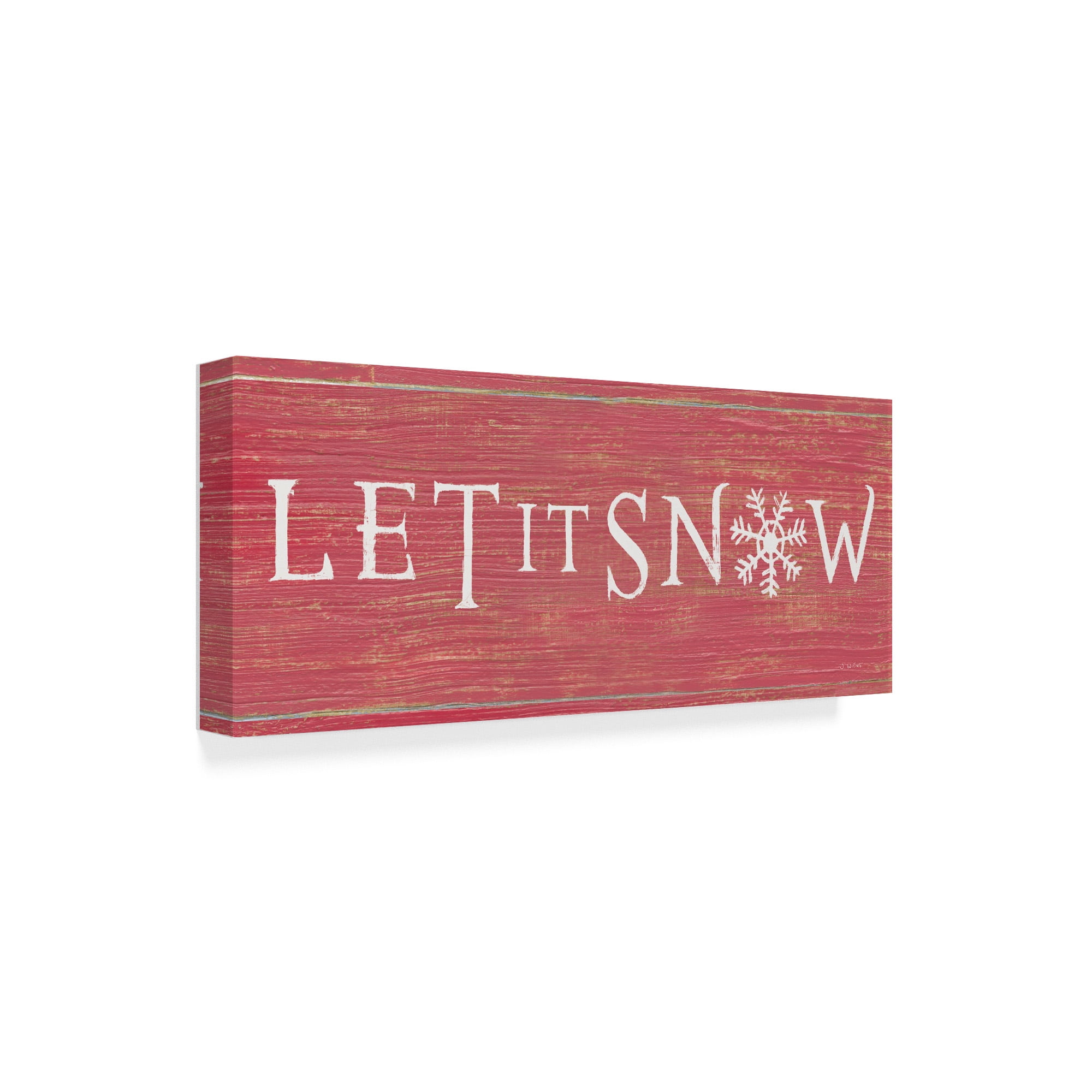 Trademark Fine Art 'Christmas Affinity I Red' Canvas Art by James Wiens