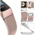 thumbnail image 4 of MYKOMI pour Fitbit Charge 6 Bracelets Femmes Hommes, Bracelet en Maille Métallique en Acier Inoxydable avec Boucle Réglable de Remplacement Compatible avec Fitbit Charge 6 Tracker D\'entraînement Physique, 4 of 8