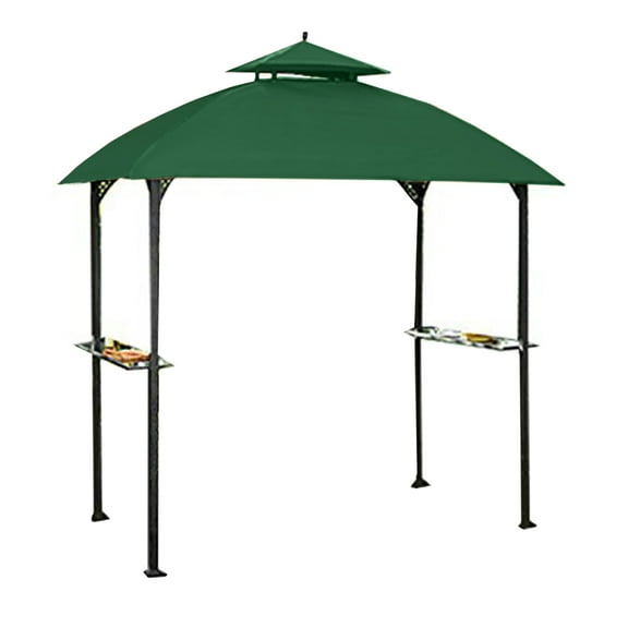Garden Winds Replacement Canopy Top Cover for the Windsor Grill Gazebo - Green