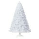 thumbnail image 1 of Árbol de Navidad Artificial Blanco Preiluminado de 6 Pies con 450 LED Blanco Cálido, Fácil Montaje y Base de Metal Plegable, Decoración Navideña de Pino para el Hogar y la Oficina, 1 of 16