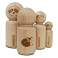 thumbnail image 1 of Fox Curled Up Sleeping Rubber Stamp for Scrapbooking Crafting Stamping - Large 1-1/4 Inch, 1 of 7