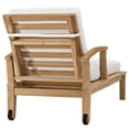 thumbnail image 4 of Modway Marina Outdoor Patio Teak Single Chaise in Natural White, 4 of 7