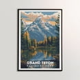 thumbnail image 3 of ELNEIT - Grand Teton National Park Poster, Unframed Matte Paper, S11, 3 of 3