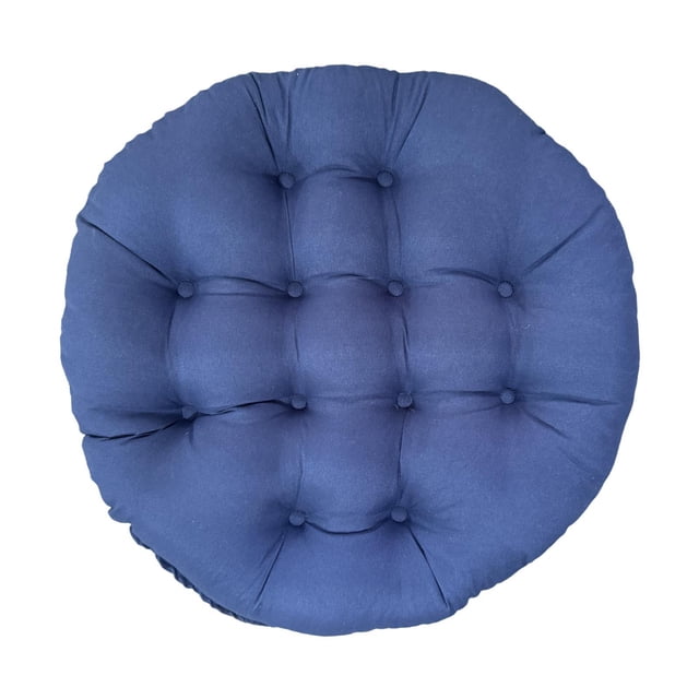 Cojín redondo para silla, cojín de suelo grueso para asiento de jardín, cojín colgante para silla Marina de guerra