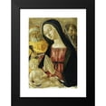 thumbnail image 2 of Neroccio Di Bartolomeo Di Benedetto De' Landi Workshop 14x18 Black Modern Framed Museum Art Print Titled - Virgin and Child with Saints Peter and Pau (ca. 1485), 2 of 5