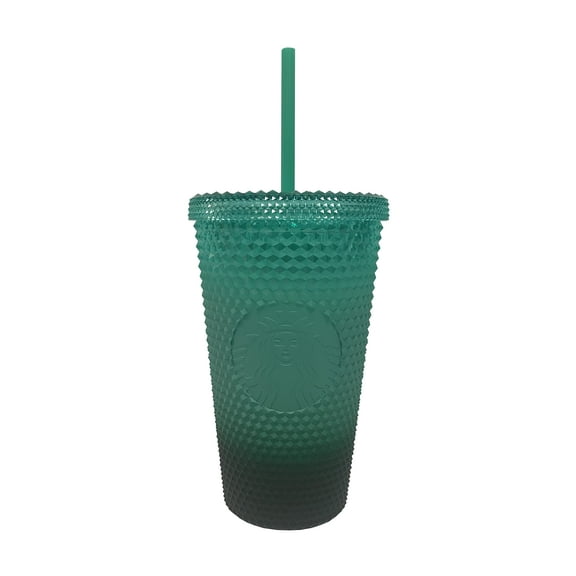 Starbucks Green Gradient Studded Tumbler Fall Winter Holiday 2022 (16 oz - Grande)