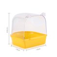 thumbnail image 1 of Removable Bath Box Bathing Basin Bird Cage Accessories Supplies For Small Birds Parrots, 1 of 1