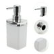 thumbnail image 5 of Conjunto de dispensador de jabón de moda único para baño y lavandería en blanco, 5 of 6