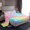 Rainbow 744, variant on jejeloiu Glitter Rainbow Twin Sheet Sets,Multicolor Galaxy Twin Fitted Sheet,Girls Colorful Stripes Flat Sheet For Children,Lightweight Bedroom Decor,3 Pieces