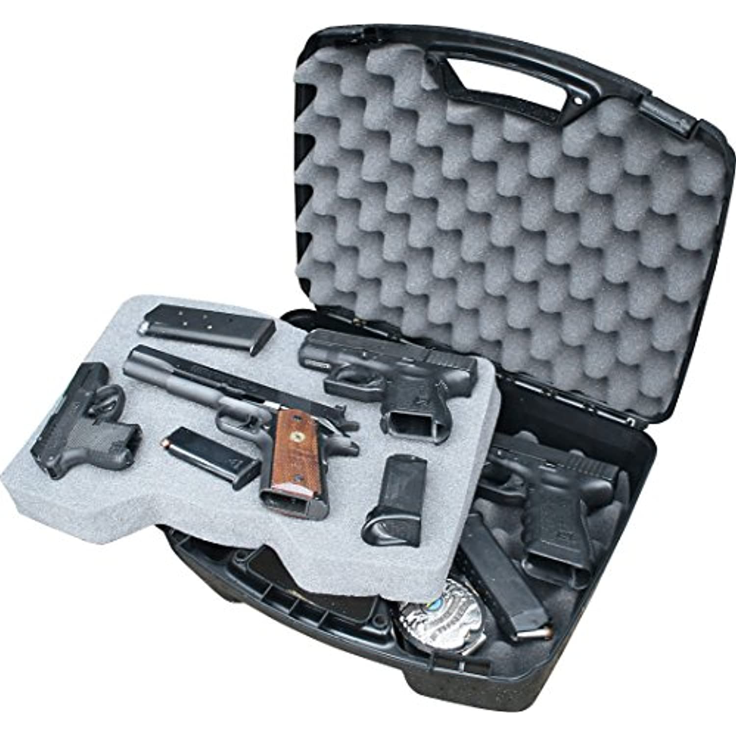 MTM 4 Gun Case, Holds up to 8in Barrel, 15.5in x 6in x 13in