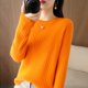 thumbnail image 2 of 2024 Women Sweaters Autumn Winter Long Sleeve Pullovers O-neck Stripe Warm Pullover Korean Fashion Bottoming Shirts Loose Jumper, 2 of 5